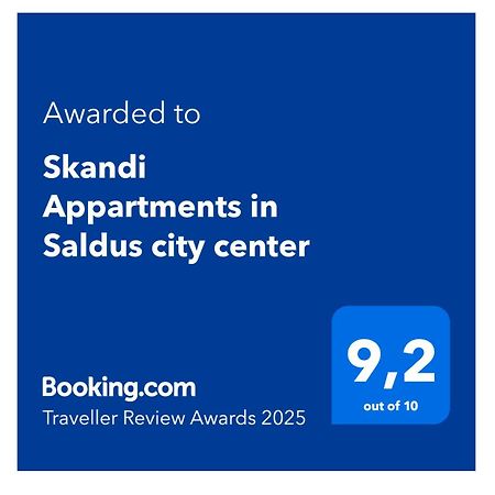 Skandi Appartments In Saldus City Center מראה חיצוני תמונה